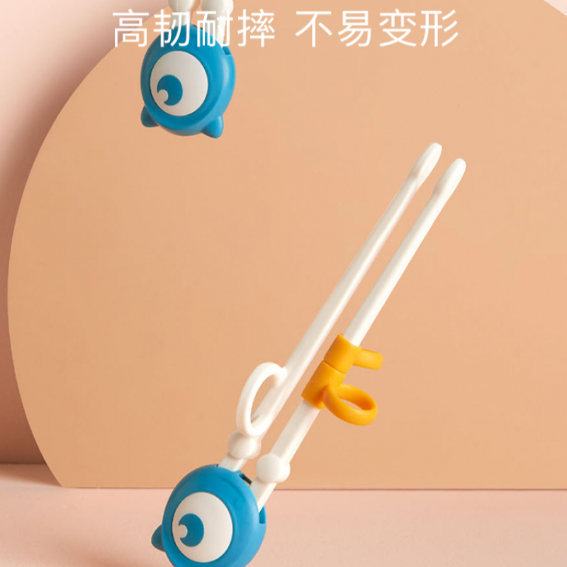 新品儿童筷子训练筷一段236岁宝宝练习学习筷二段小孩家用马卡蓝(