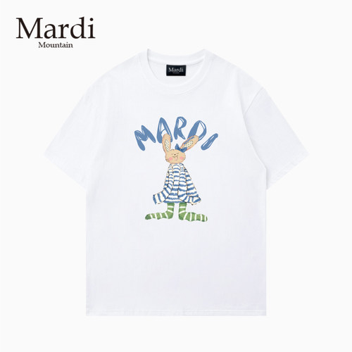 Mardi Mountain韩国授权正品2026春夏款宽松纯棉短袖女t恤