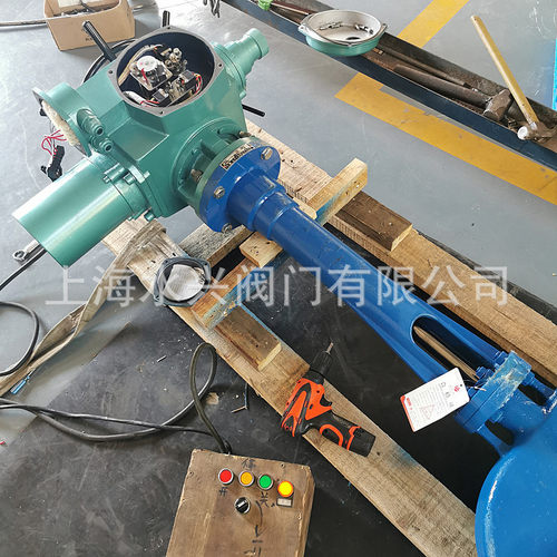 DMZ973H-10C-DN500电动暗板刀闸阀 电动带盖刀型闸阀 电动开关型