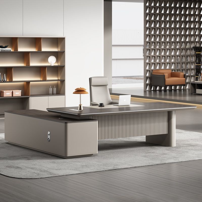 工厂直销现代简约办公桌 轻奢经理办公桌老板桌大气总裁办公桌