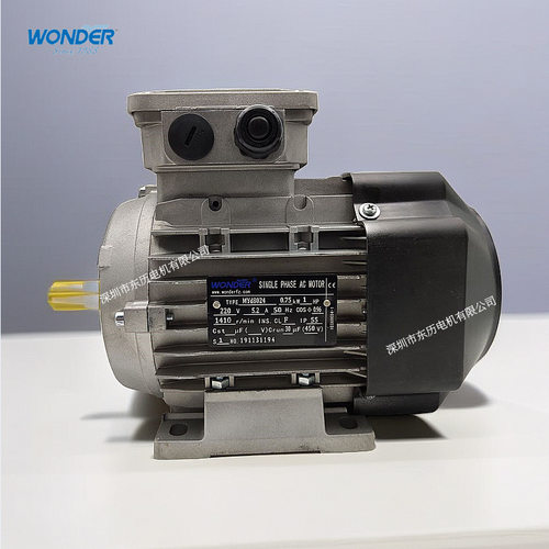WONDER SINGLE PHASE AC MOTOR万德万达电机MYD7024单相220V 750W