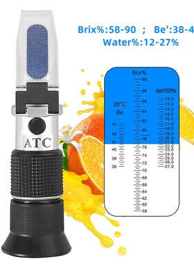 手持式蜂蜜测量折光仪 蜂蜜波美度测量仪 58-90%Brix糖度计