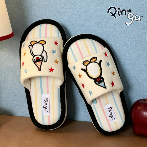 萌趣星星企鹅地板鞋女正版pingu