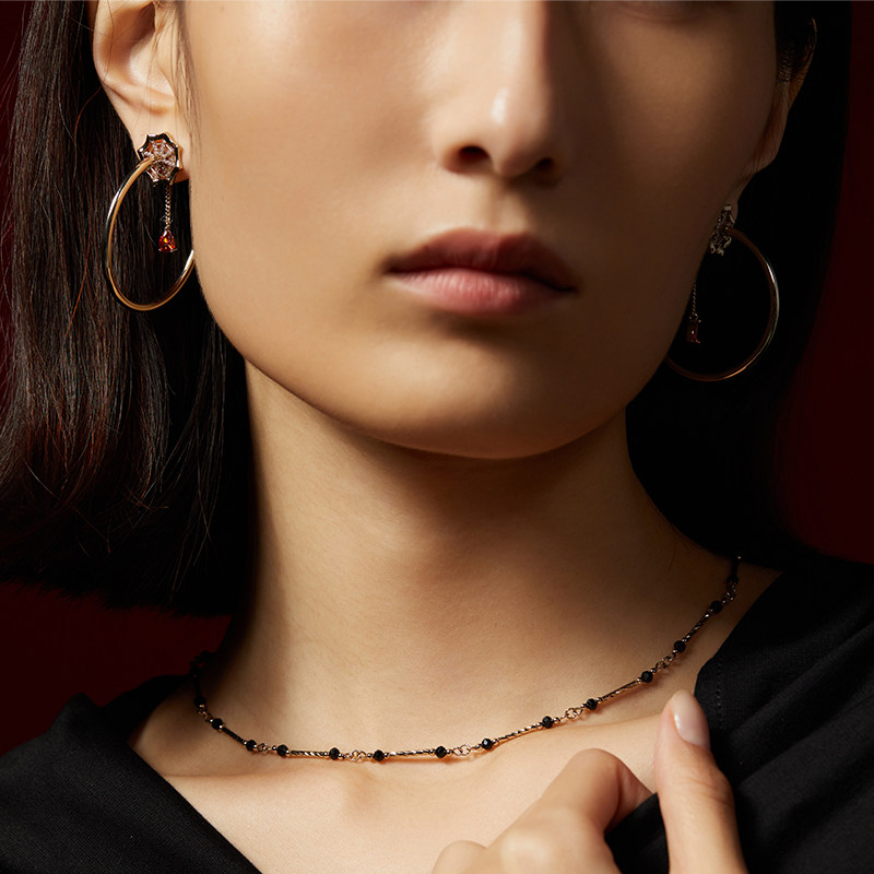 Riotlily艾特里里暗夜派对系列耳环吊坠可拆卸设计耳圈圣诞送女友