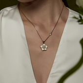 Riotlily艾特里里花园漫步项链浪漫气质花卉礼物春夏出游季 礼物