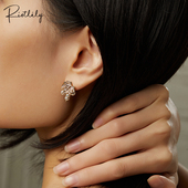 女款 Riotlily 艾特里里葡光絮语系列耳钉经典 新年礼物