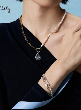 Riotlily艾特里里光之城系列珍珠项链2025新款圣诞女款礼物