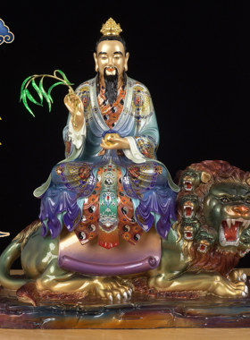 德顺全铜太乙救苦天尊铜像纯铜摆件东极青华大帝供奉佛像黄铜神像