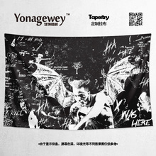 XXXTentacion美国嘻哈说唱歌手纪念周边装饰海报背景布挂毯挂布