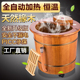 泡脚桶橡木足浴盆洗恒温加热木桶全自动机电动疗按摩脚盆器足家用