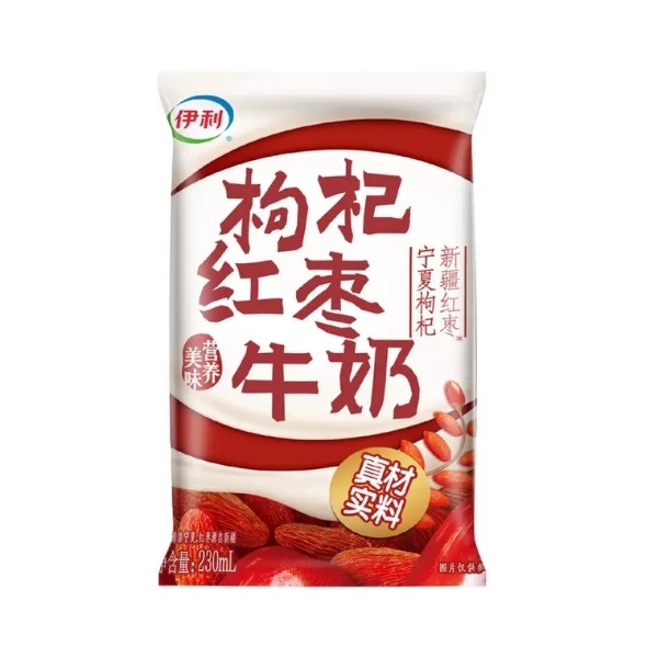 伊利枸杞红枣牛奶230ML*16袋