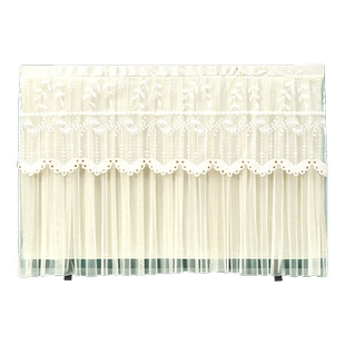 2025新款电视机防尘罩高级感65寸55寸蕾丝电视罩套盖布开机不取