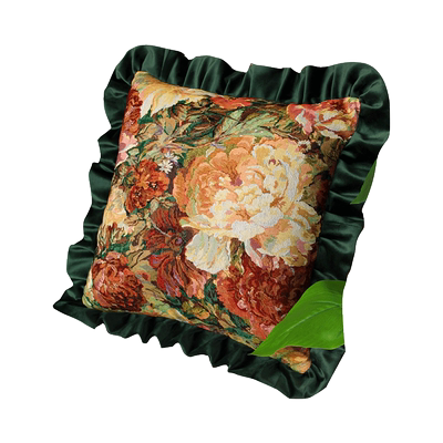 朵忆姿花卉抱枕沙发床头靠垫