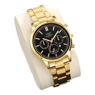 strip steel watch with dial男表 Calendar large quartz