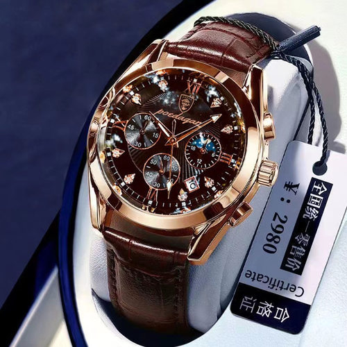 Men's watch man wrist watches calendar watch часы男表