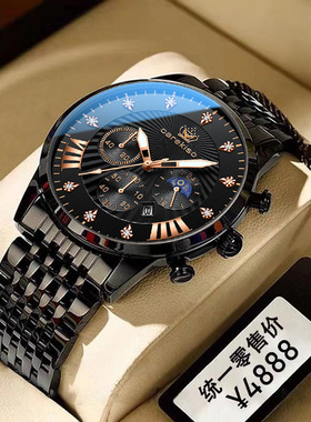 Business Watch Leather Wallet Gift Set for Boyfriend men Dad