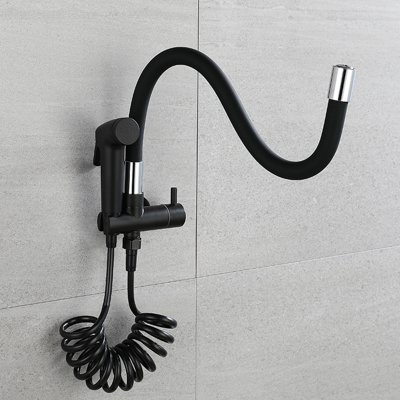 入墙式单冷全铜水龙头可弯曲