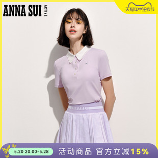 SUI 休闲运动T恤抗UV50 俱乐部系列 ANNA 弹力上衣3A抗菌Polo衫