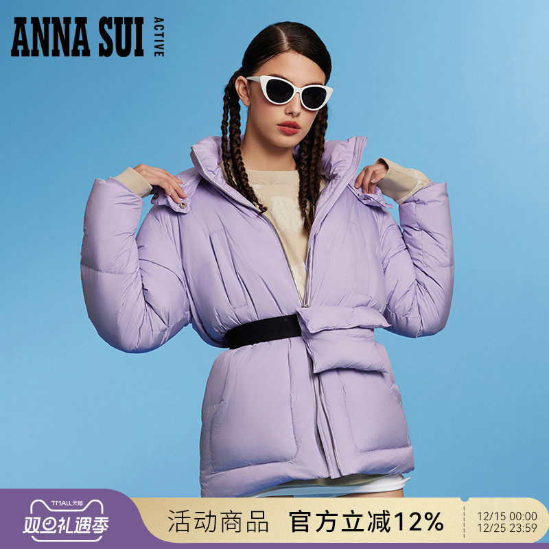 ANNASUI90%白鹅绒羽绒服
