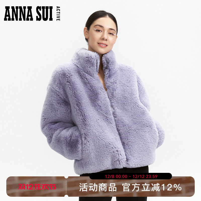 ANNASUI仿水貂毛外套