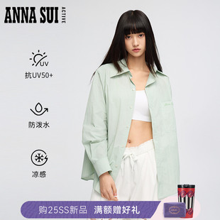 衬衫 ANNA 长袖 欧若风防泼水防晒抗uv50 外套凉感女 SUI安娜苏运动