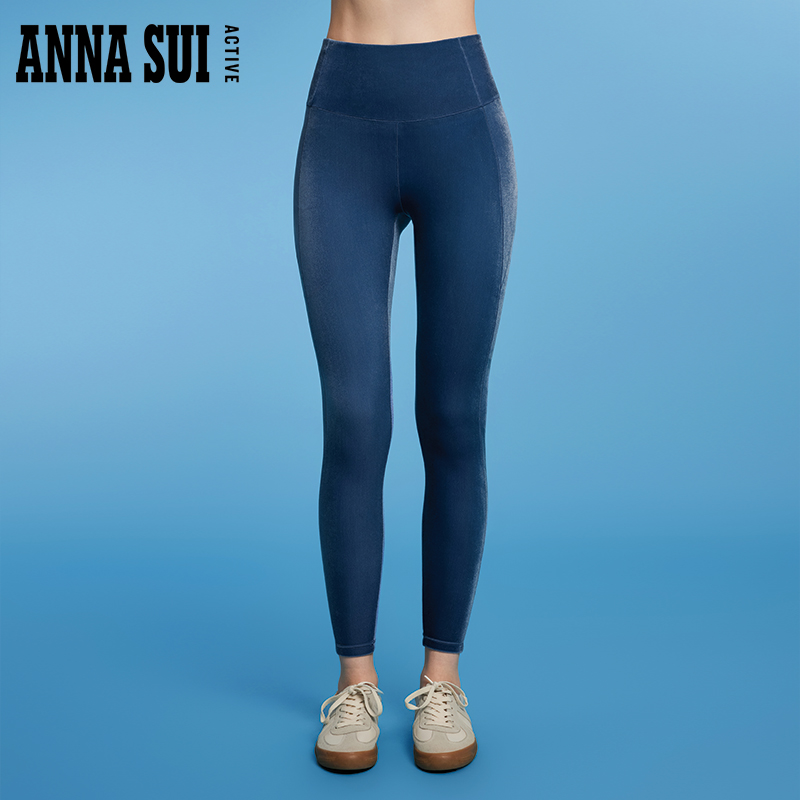 ANNASUI高腰收腹弹力户外运动