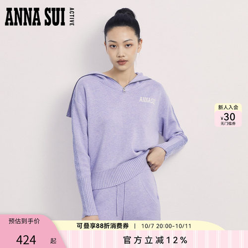 ANNASUI休闲针织衫海军领上衣