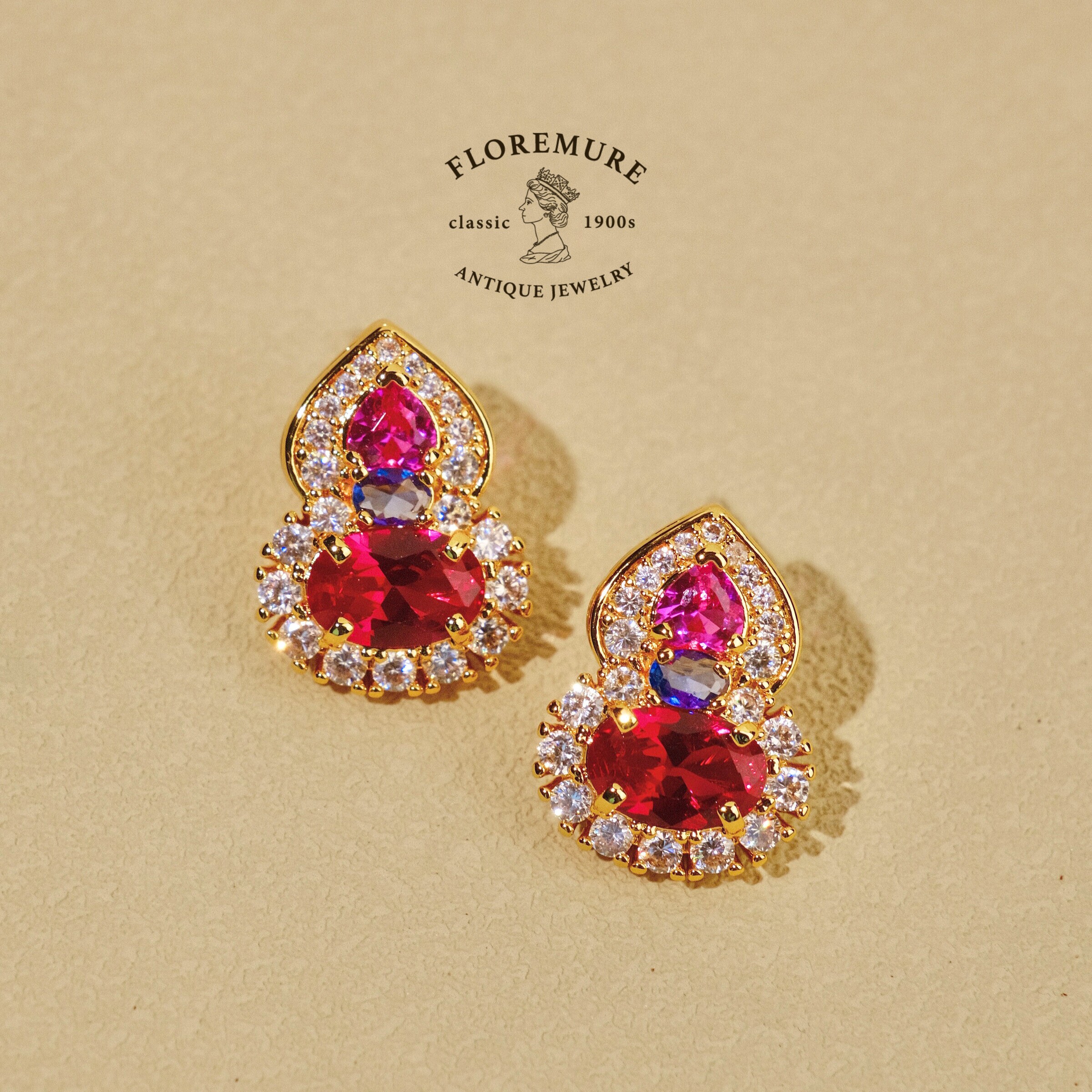 Marin@B葫芦耳饰珠宝感新年礼物