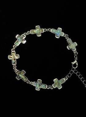 Vintage古着 Cross shellfish手链