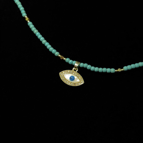 Vintage古着 Eye of Agate项链