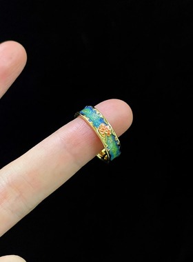 Vintage古着 Ancient rhyme flower戒指