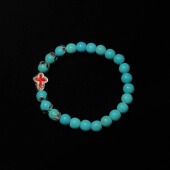 Vintage古着 cross手串 Turquoise