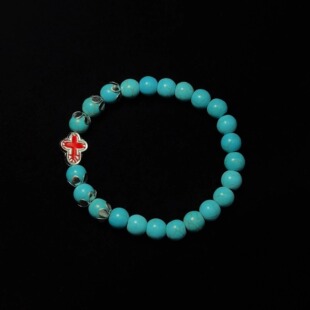 Vintage古着 Turquoise cross手串