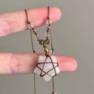 Vintage古着 Catch a Wishing Star项链