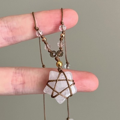 Vintage古着 Catch a Wishing Star项链