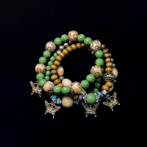 Vintage古著 Butterfly beads手串