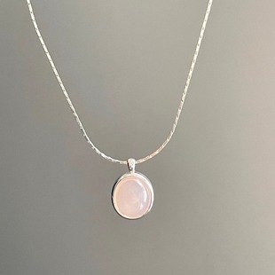 crystal项链 pink Vintage古着 Romantic