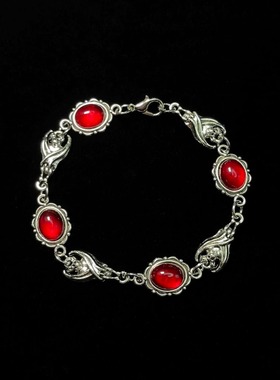 Vintage 古着 Blood-red bat手链