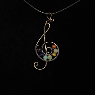 life symbol tree项链 Music Vintage古着