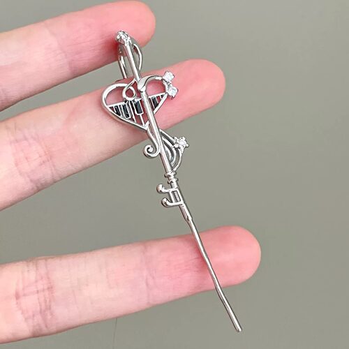 Vintage古着 Treble Clef Hearter耳饰