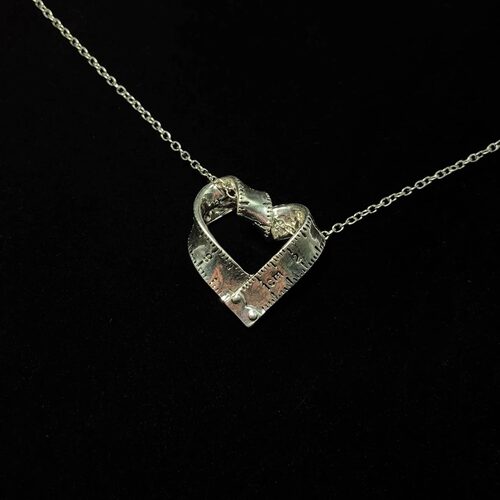 Vintage古着 Tape measure love项链