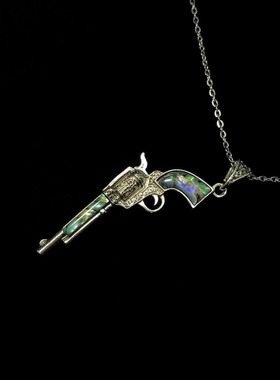 Vintage古着 Shellfish left wheel项链