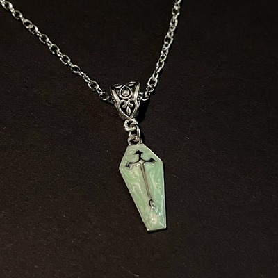 Vintage古着 Cross-pressed coffins项链