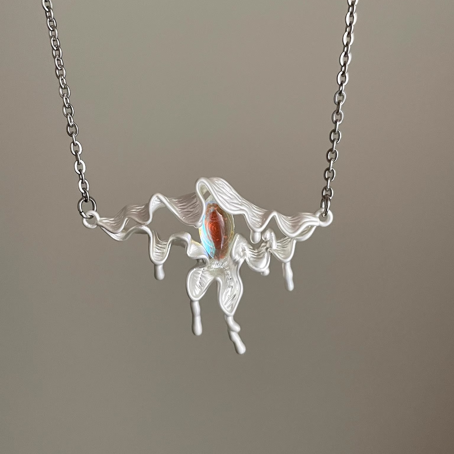 Vintage古着 Assorted Floral Forms项链