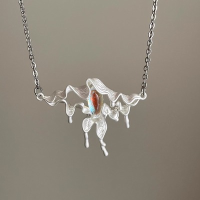 Vintage古着 Assorted Floral Forms项链