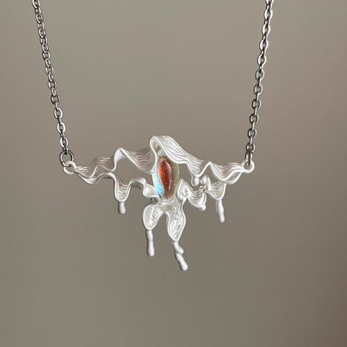 Vintage古着 Assorted Floral Forms项链