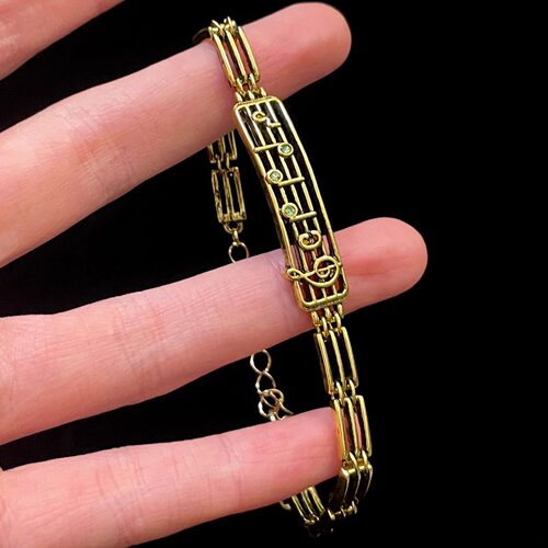 Vintage古着 Soul-stirring Score手链