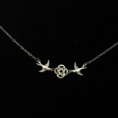 Vintage古着 Bird项链 Knot Celtic Irish