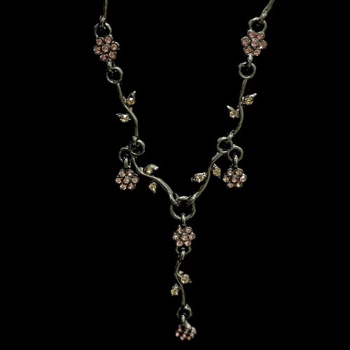 Vintage古着 Glazed orchid项链