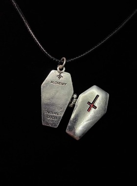 Vintage古着 Titanium steel box项链